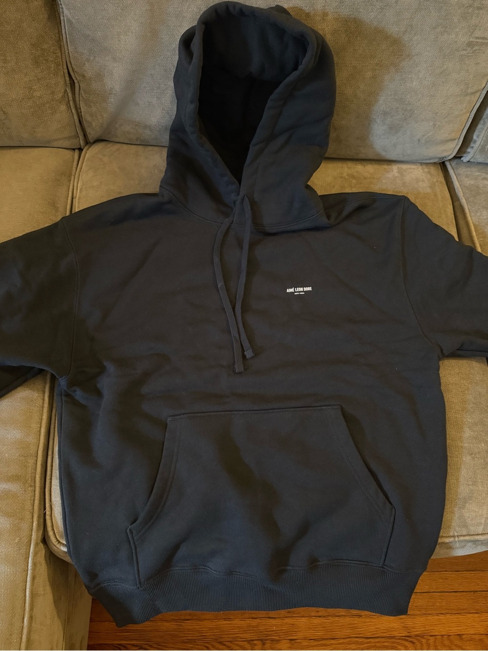 Aime Leon Dore Micro Logo Hoodie in size Small